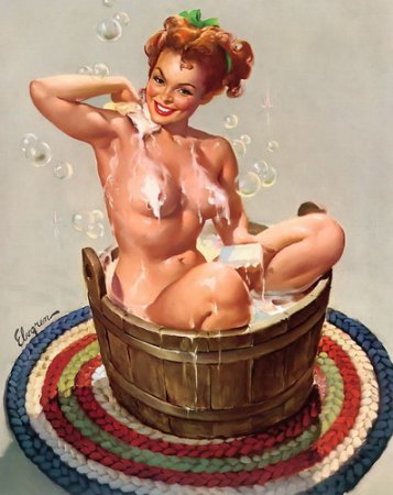 Обложка Американский художник Gil Elvgren - Великий классик Pin-up (807 фото)