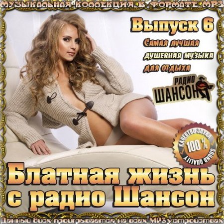 Обложка Блатная жизнь с радио Шансон. Выпуск 6 (2016) MP3