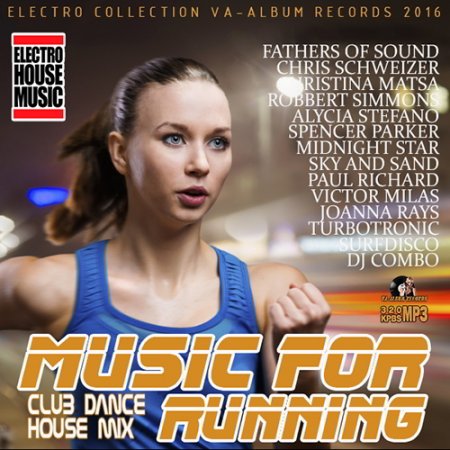 Обложка Music For Running: Club House Mix (2016) MP3