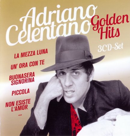 Обложка Adriano Celentano - Golden Hits (3CD) (2013) FLAC, MP3