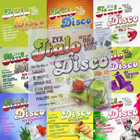 Обложка ZYX Italo Disco New Generation. Vol.1-10 (Mp3)