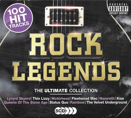 Обложка Rock Legends - The Ultimate Collection (5CD) Mp3
