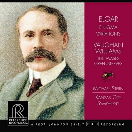 Обложка Michael Stern, Kansas City Symphony - Elgar: Enigma Variations; Vaughan Williams: Greensleeves, The Wasps (HDTracks) FLAC