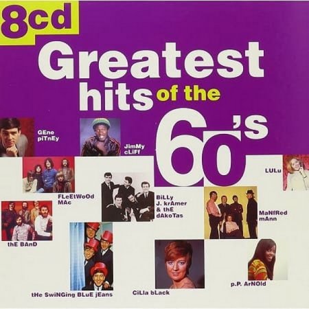 Обложка Greatest Hits of The 60s (8CD) (2000) Mp3