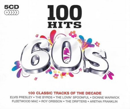 Обложка 100 Hits 60s (5CD) (2015) Mp3