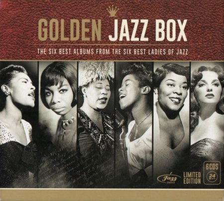 Обложка Golden Jazz Box - The Six Albums From The Six Best Ladies Of Jazz (6 CD Box Set) (2015)  FLAC