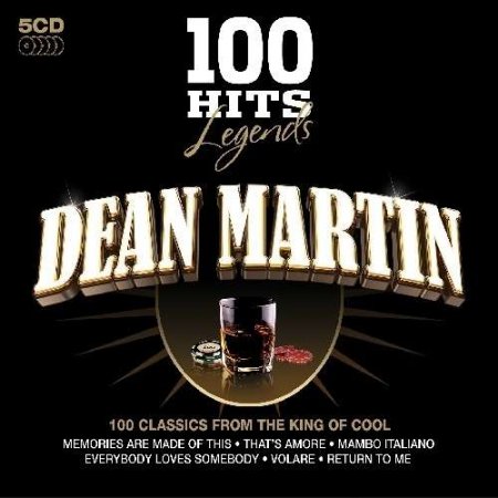 Обложка Dean Martin - 100 Hits Legends (5CD Box Set) FLAC