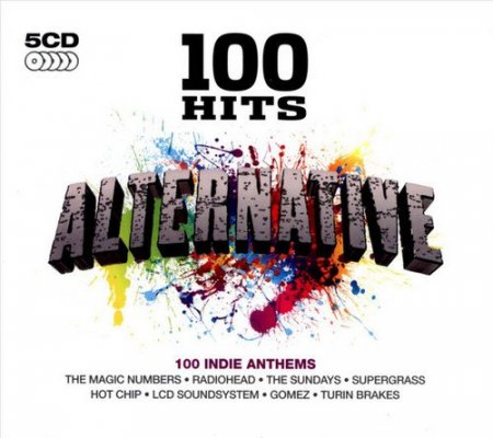 Обложка 100 Hits - Alternative (5CD Box Set) (2012) FLAC