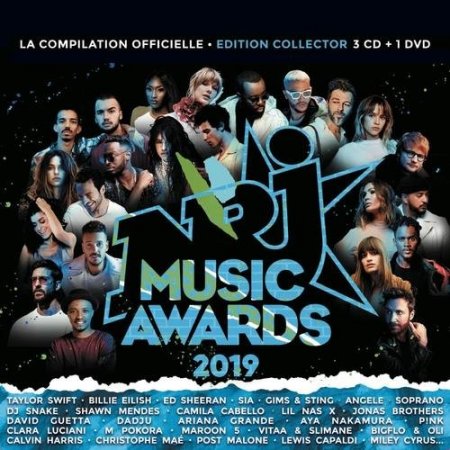 Обложка NRJ Music Awards 2019 (3 CD + 1 DVD - Video Clips) (2019) Mp3, MPEG4