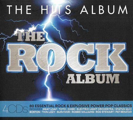 Обложка The Hits Album - The Rock Album (4CD) (2019) Mp3