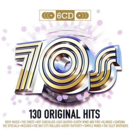 Обложка 70s - 130 Original Hits (6CD) (2019) Mp3