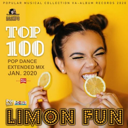 Обложка Limon Fun: Top 100 Pop Dance Mix (2020) Mp3
