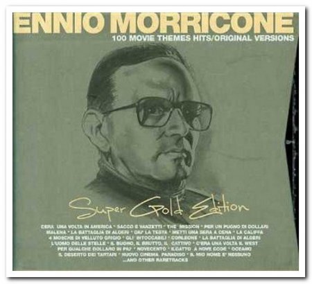 Обложка Ennio Morricone - 100 Movie Themes Hits & Original Versions (6CD Super Gold Edition) FLAC