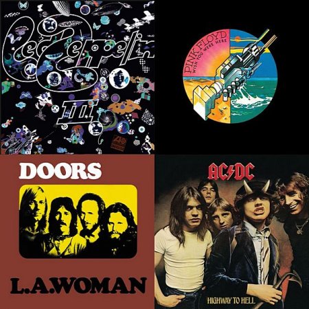 Обложка 70's Rock: The Doors, Led Zeppelin, Pink Floyd (2020) Mp3