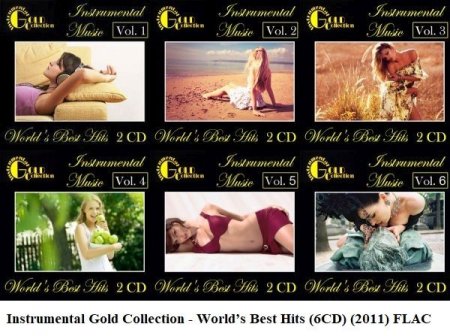 Обложка Instrumental Gold Collection - World’s Best Hits (6CD) (2011) FLAC
